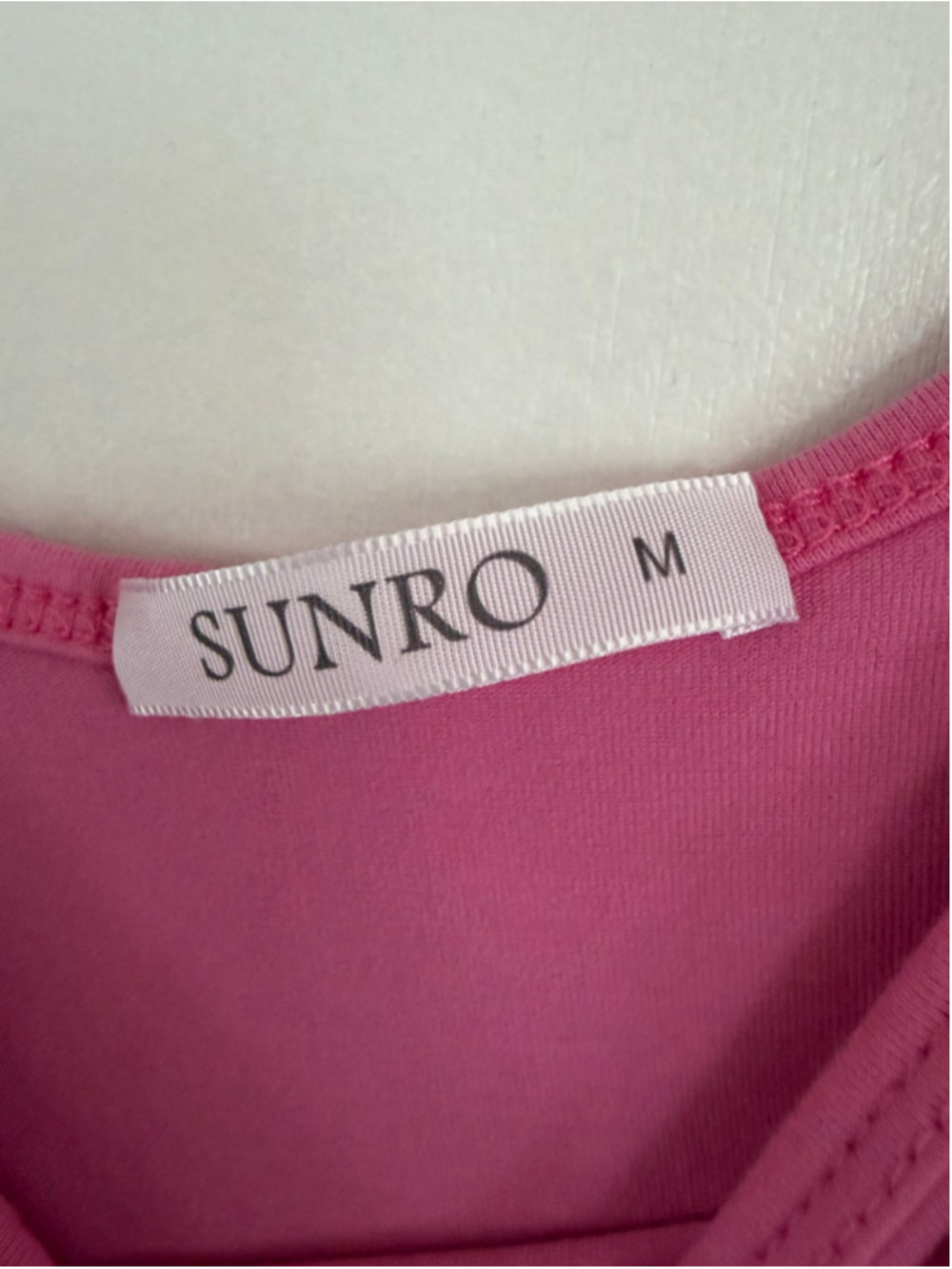 Women's SUNRO Pink Bodysuit Size M - Picture 4 of 7